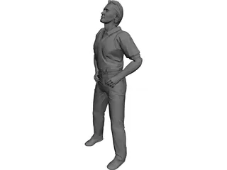Man 3D Model preview