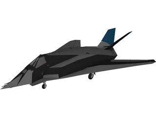 F-117 3D Model preview