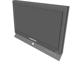 Samsung LCD TV 3D Model preview