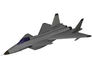 MiG-1.44 (MiG-39) 3D Model preview
