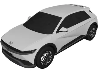Hyundai iONIQ 5 (2021) 3D Model preview