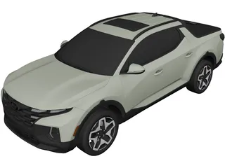 Hyundai Santa Cruz (2022) 3D Model preview