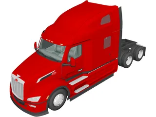 Peterbilt 579 SleeperCab (2021) 3D Model preview
