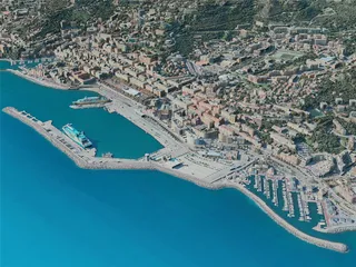 Bastia City, France (2021) 3D Model preview
