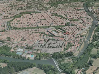 Carcassonne City, France (2021) 3D Model preview