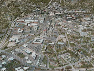 Durham City, USA (2021) 3D Model preview