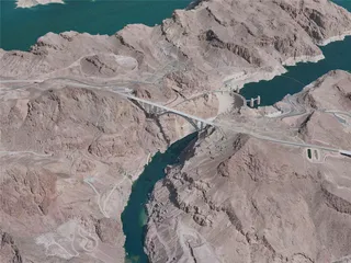 Hoover Dam, USA (2021) 3D Model preview