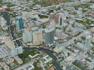 Fort Lauderdale City, USA (2021) 3D Model preview