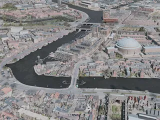 Haarlem City, Netherlands (2021) 3D Model preview