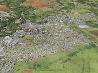 Lihue City, USA (2021) 3D Model preview