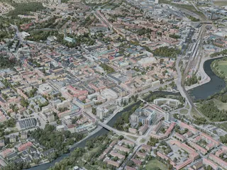 Linkoping City, Sweden (2021) 3D Model preview