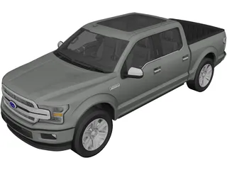 Ford F-150 (2018) 3D Model preview