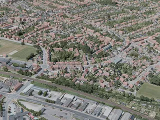 Odense City, Denmark (2021) 3D Model preview