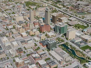 Omaha City, USA (2021) 3D Model preview