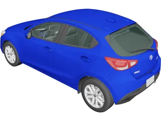 Toyota Yaris Hatchback US (2020) 3D Model preview