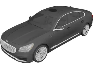 Kia K900 (2020) 3D Model preview