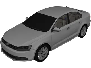 Volkswagen Jetta (2012) 3D Model preview