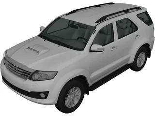 Toyota Fortuner (2012) 3D Model preview