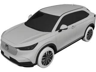 Honda HR-V (2022) 3D Model preview