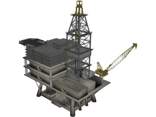 Tender Rig 3D Model preview