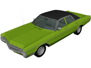 Dodge Polara (1970) 3D Model preview