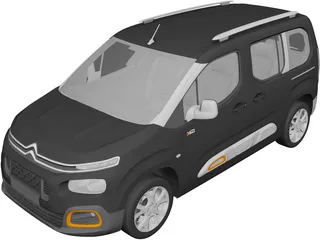 Citroen Berlingo (2019) 3D Model preview