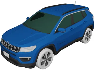 Jeep Compass (2016) 3D Model preview