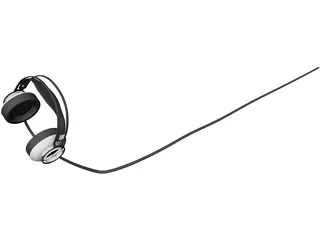 AKG Headphones K-872 3D Model preview