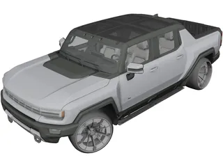 Hummer EV 3D Model preview