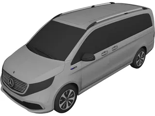 Mercedes-Benz Tourer EQV (2021) 3D Model preview