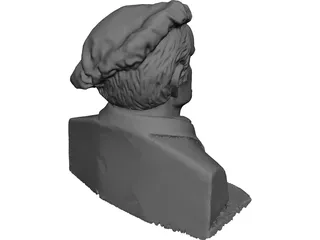 Richard Wagner Bust 3D Model preview
