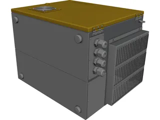 Fanuc Robotics RJ3 A-Size Control Cabinet 3D Model preview