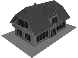 House Doetinchem Holland 3D Model preview