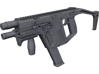 SMG Vector 45ACP 3D Model preview
