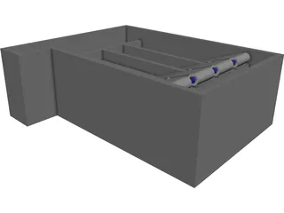 Waste Water Filter 3D Model preview