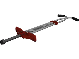 Pogo Stick 3D Model preview