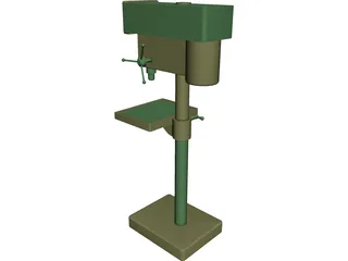 Rockwell Drill Press 3D Model preview