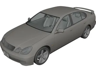 Lexus GS300 3D Model preview