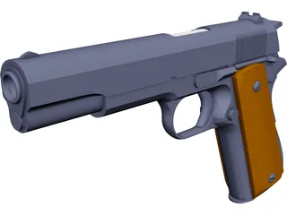 Colt 45 3D Model preview