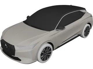 Citroen DS4 (2021) 3D Model preview