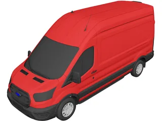Ford Transit (2021) 3D Model preview