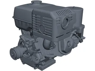 Honda GX-390 Engine 3D Model preview