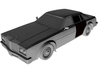 Oldsmobile Delta 88 (1981) 3D Model preview