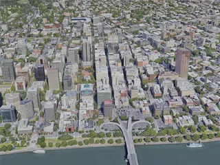 Portland City, OR, USA (2022) 3D Model preview
