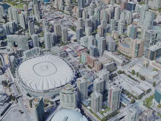 Vancouver City, Canada (2022) 3D Model preview