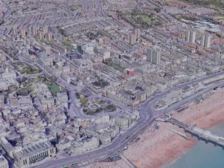 Brighton City, UK (2022) 3D Model preview