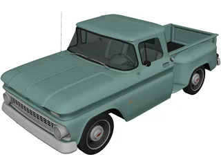 Chevrolet C10 (1963) 3D Model preview