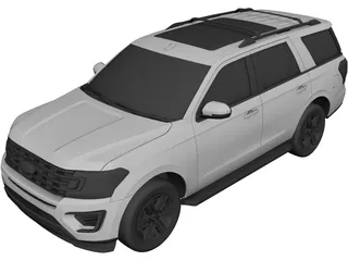 Ford Expedition XLT (2021) 3D Model preview