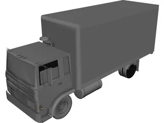 Moving Van 3D Model preview