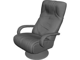 Business Chair 3D Model preview
